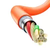 Dudao L24CC USB-C auf USB-C Winkelkabel 120W 1m 180° Drehung Orange