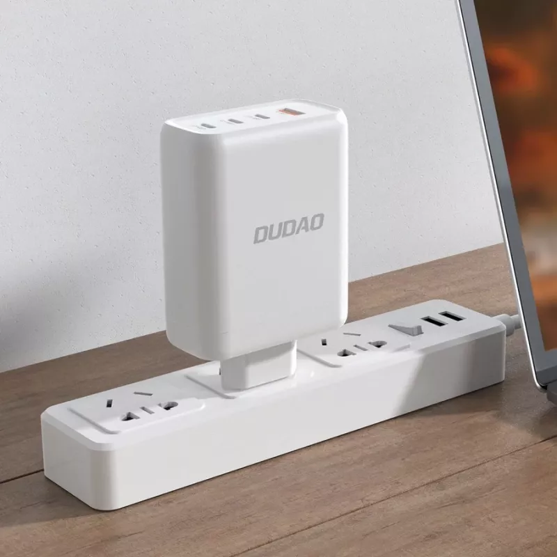 Dudao A140 140W GaN USB-C Charger 3xUSB-C 1xUSB-A Black