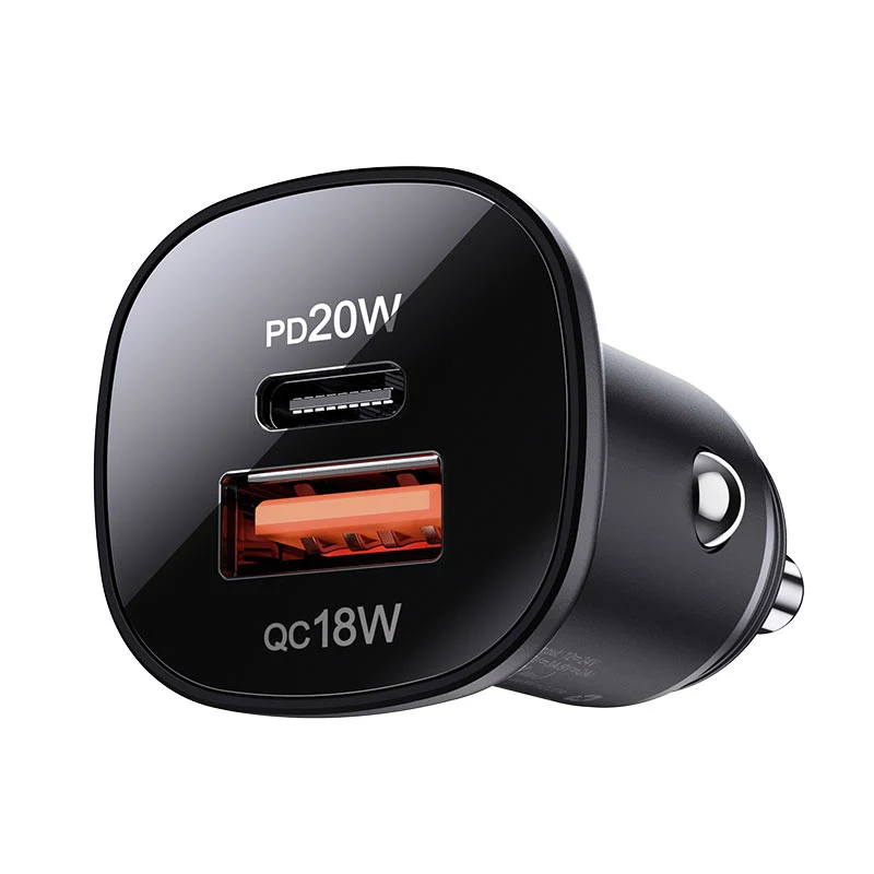 ACEFAST 38W Auto-Ladegerät USB-C / USB-A, PPS, Power Delivery, Quick Charge 3.0, AFC, FCP Schwarz (B1)