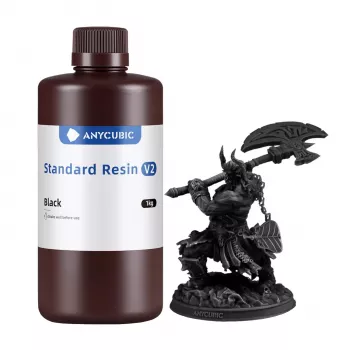 Anycubic Standard V2 Resin, Schwarz, 1kg