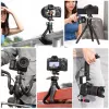Ulanzi Claw Flexible Tripod Pro mit Kaltgeräteschuh und 3x 1/4 inch-Schrauben für Kamera, Smartphone, Action Cam