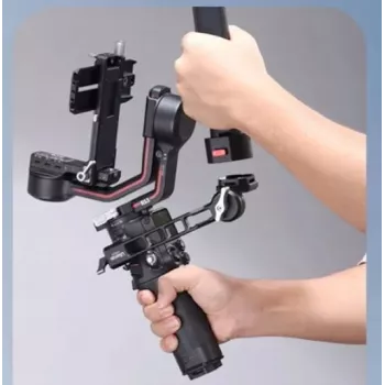ULANZI NATO Rail Clamp Mount für DJI Ronin RS 2/RS 3/RS 3 Pro/RS 3 Mini - Schwarz