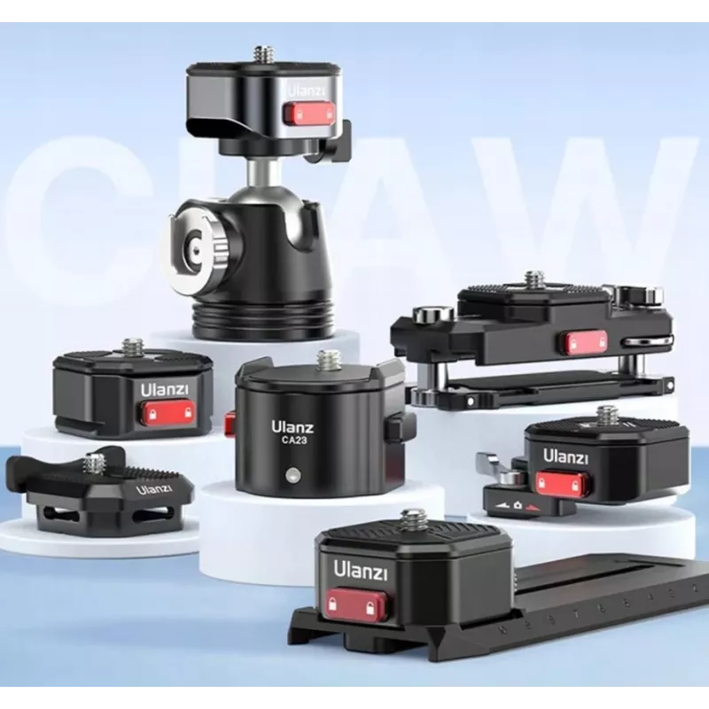 ULANZI NATO Rail Clamp Mount für DJI Ronin RS 2/RS 3/RS 3 Pro/RS 3 Mini - Schwarz