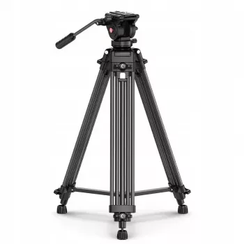 ULANZI MT-81 Stativ mit Fluidkopf für Filmaufnahmen, 8 kg Belastung, 155 cm Höhe