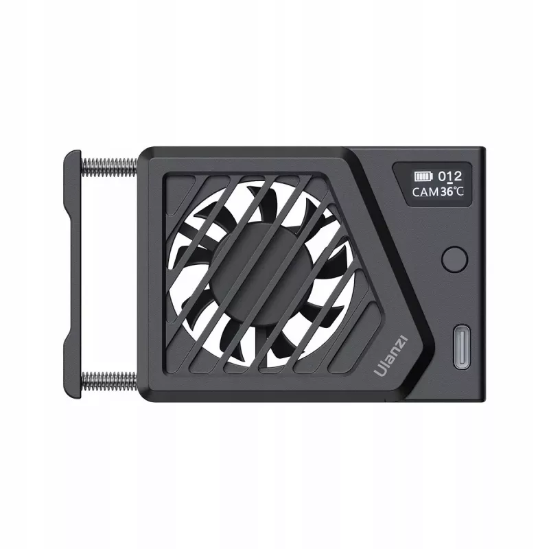 Ulanzi CA25 Kühlventilator für Sony Canon Fuji Fujifilm spiegellose Kameras, Schwarz