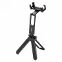 Ulanzi M007 / Ma26 3-in-1 Metall-Handy-Stativgriff mit 360°-Drehung, Kaltgeräteschuh, Schwarz