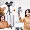 Ulanzi M007 / Ma26 3-in-1 Metall-Handy-Stativgriff mit 360°-Drehung, Kaltgeräteschuh, Schwarz