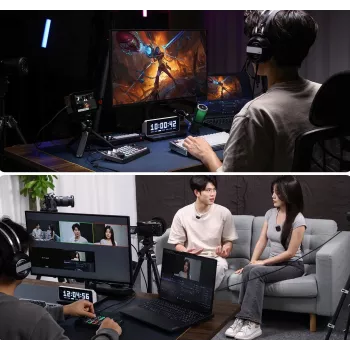 ULANZI D005 DD02 Audio Mixer Sound Card für Live-Streaming, Podcasting, Gaming