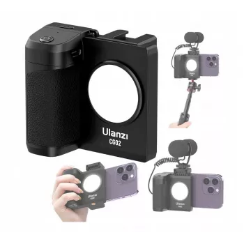 ULANZI CG02 Smartphone-Griff mit Bluetooth-Fernauslöser und LED-Licht