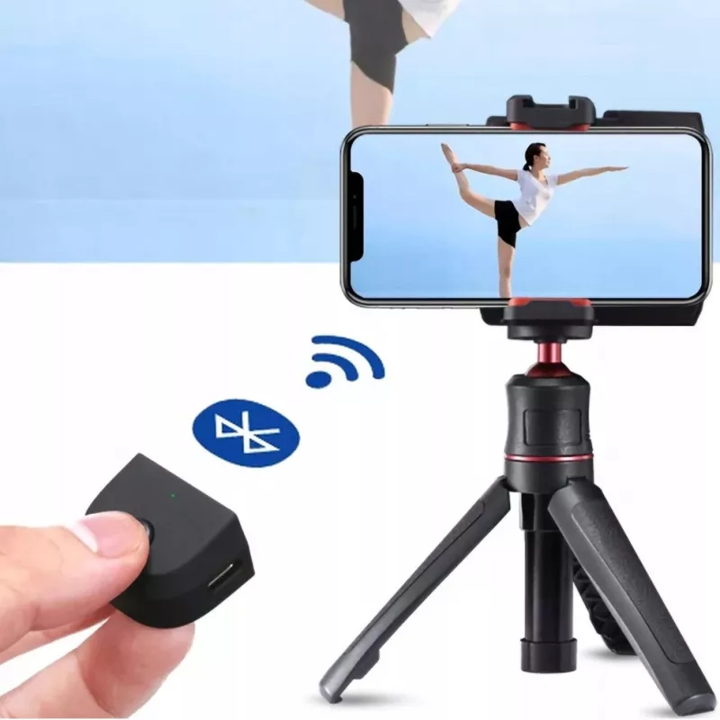 ULANZI CG02 Smartphone-Griff mit Bluetooth-Fernauslöser und LED-Licht