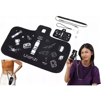ULANZI CO71 Hard Shell Storage Bag für DJI Osmo Pocket 3 mit Nackengurt