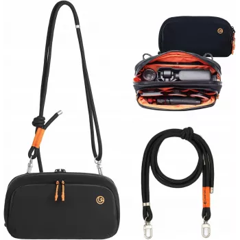 ULANZI YY08 Sling Bag für Kamera, Spielkonsole, Schwarz