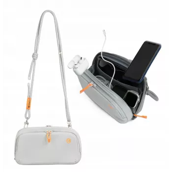 ULANZI YY08 Sling Bag für Kamera, Gaming, EDC - Grau