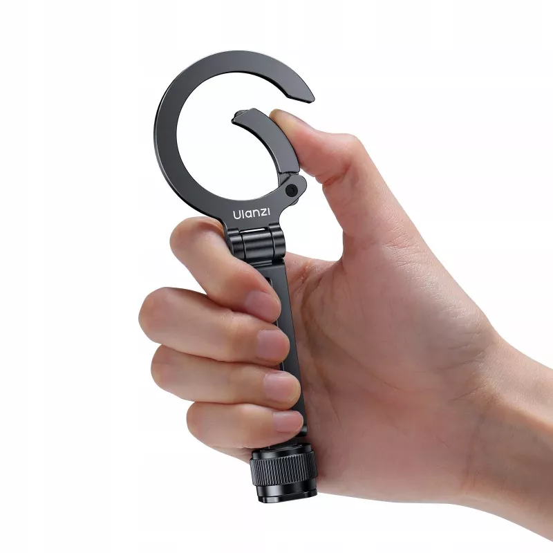 ULANZI MA07 Magnetischer Telefonhalter mit Kaltgeräteschuh und 1/4-Zoll-Gewinde, MagSafe-kompatibel, Schwarz