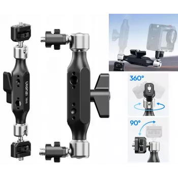 ULANZI Magic Arm 360° mit 1/4 Zoll und 3/8 Zoll Gewinde für Kamera Camcorder TB15 T058GBB1