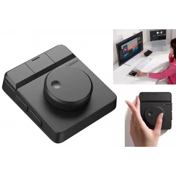 ULANZI D100H Bluetooth 5.0 Haptic Video Controller mit Drehknopf und OLED-Display