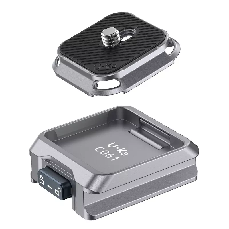 ULANZI C061 Schnellwechselplatten-Adapter für DJI RS 2/3/4 Serie Gimbals - Arca-Swiss kompatibel
