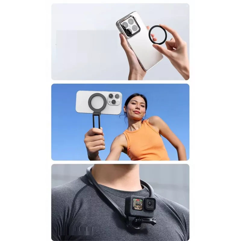 ULANZI MG14 Magnetischer Nackenhalter POV-Halterung für Handy GoPro DJI Insta360