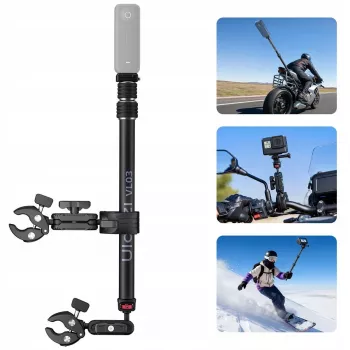 ULANZI VL03 Magic Arm Super Clamp mit Gelenkarm für Fahrrad, Stange, Tisch, 1/4 inch-Befestigung, Schwarz
