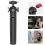 ULANZI MT90 2-in-1 Stativ Selfie-Stick mit Schnellspanner für Smartphone und Kamera, Schwarz