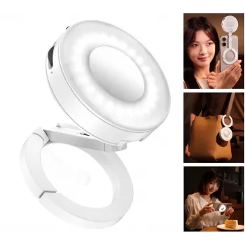 Ulanzi ML05 LED-Fülllicht mit Spiegel, MagSafe, 2500K-9000K, Weiß