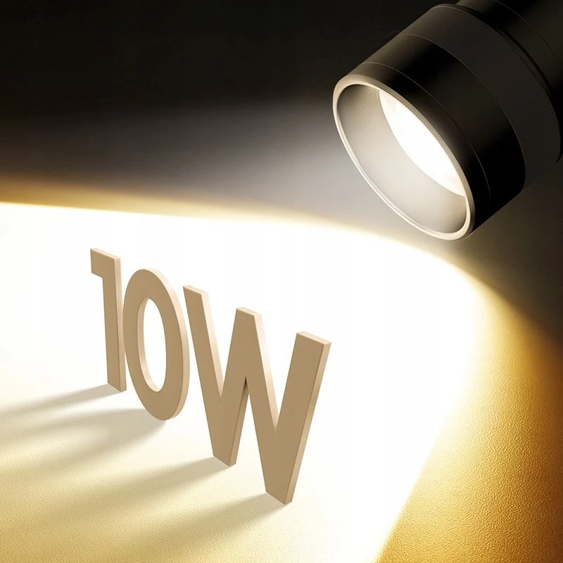ULANZI LM01 10W LED-Spotlight mit Gobo- und Farbfiltern, Zoom und Effekten
