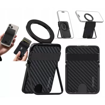ULANZI ML25 MagSafe Wallet Stand 2-in-1 Kartenhalter & Telefonständer für iPhone - Schwarz