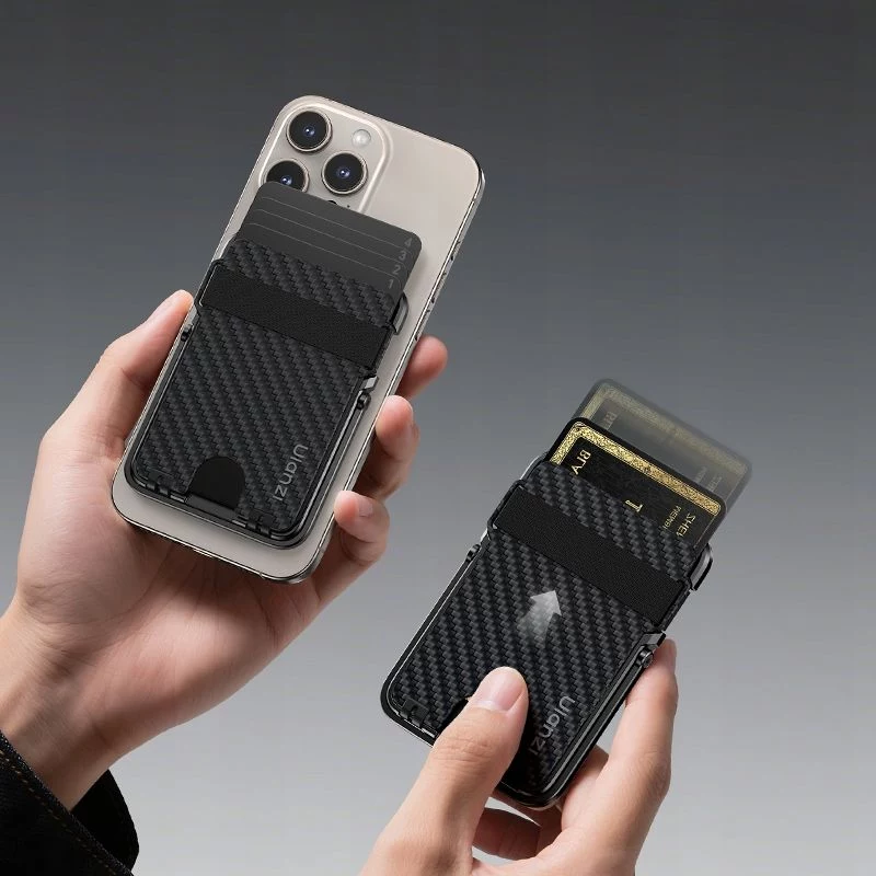 ULANZI ML25 MagSafe Wallet Stand 2-in-1 Kartenhalter & Telefonständer für iPhone - Schwarz