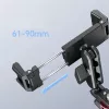 ULANZI MA56 Phone Mount Clamp mit Cold Shoe, 1/4 Zoll-20 Gewinde, Arri Anti-Twist Pins, Schwarz