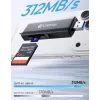 ULANZI CR3 3-in-1 SD/MicroSD/USB-Kartenleser mit USB-C- und USB-A-Anschlüssen
