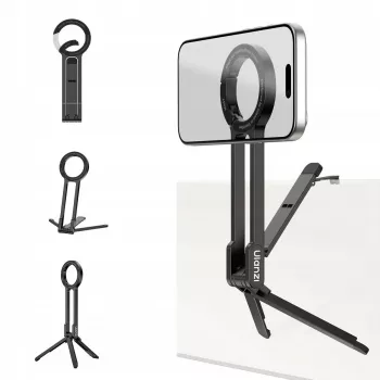 ULANZI MA57 Magnetischer Telefonhalter Stativgriff mit Kaltgeräteschuh für iPhone MagSafe