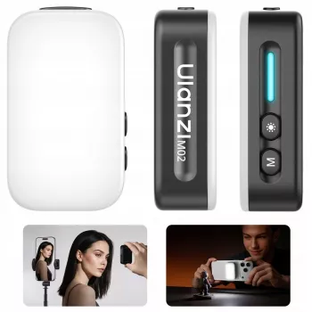 ULANZI M02 LED-Videoleuchte mit MagSafe, 7W, 5600K, USB-C