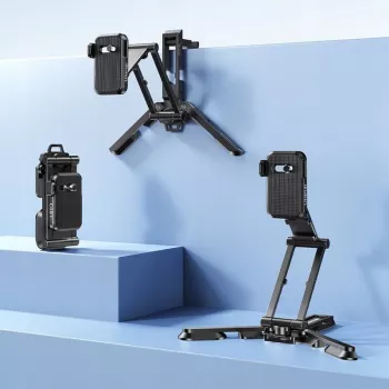 ULANZI CO81 Mantis Stativ mit Arca-Swiss Schnellwechselplatte, 1/4 Zoll Schraube, für Kamera/Handy/Vlog
