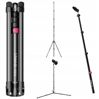 Ulanzi TT43II Mini Stativ / Lichtstativ - 43 cm, 2 kg Belastung, Schwarz