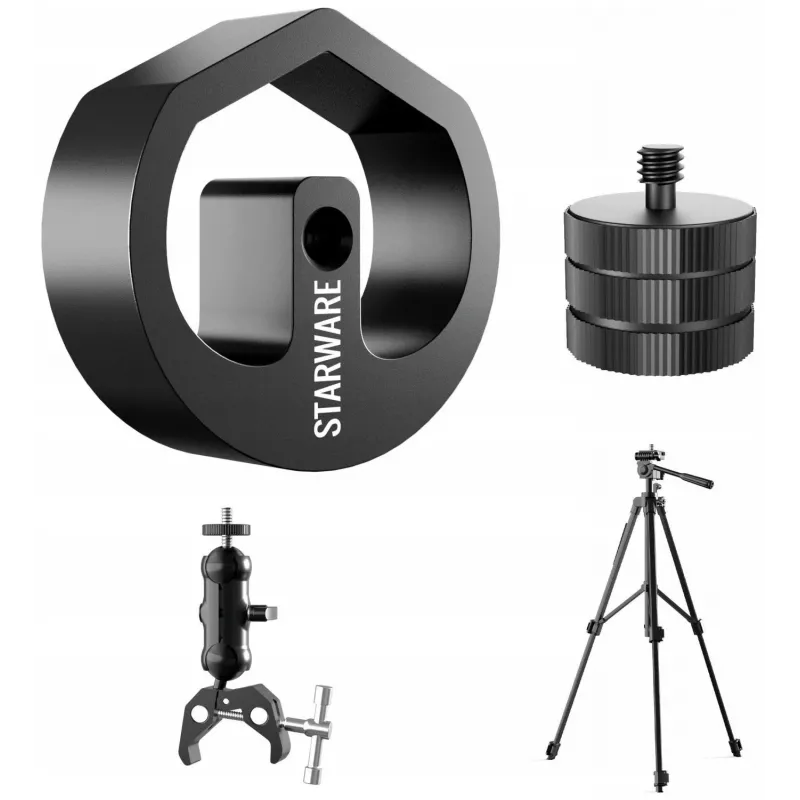 STARWARE Tripod Mount Adapter mit 1/4 Zoll und 3/8 Zoll Gewinde für Starlink Mini / M62