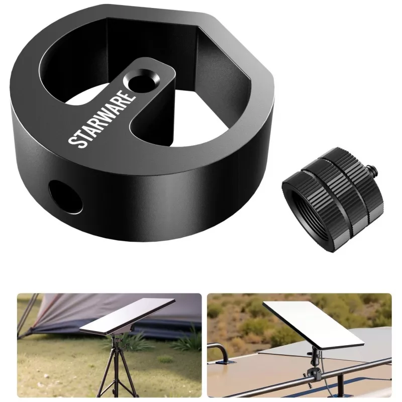 STARWARE Tripod Mount Adapter mit 1/4 Zoll und 3/8 Zoll Gewinde für Starlink Mini / M62