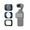 Telesin S5-FLT-44-TDJ CPL / VND / Black Mist 1/4 Filter-Set für DJI Osmo Pocket 4/3