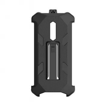 Ulefone RugKing 2 Pro Robustes Schutzetui mit Standfuß und Gürtelclip - Schwarz