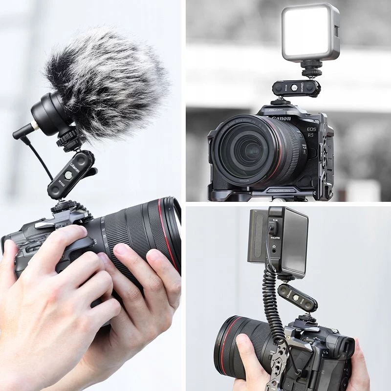ULANZI R102 Magic Arm 9cm Dual 1/4 Zoll Gewinde Mini Gelenkarm für Kamera Rig Vlogging