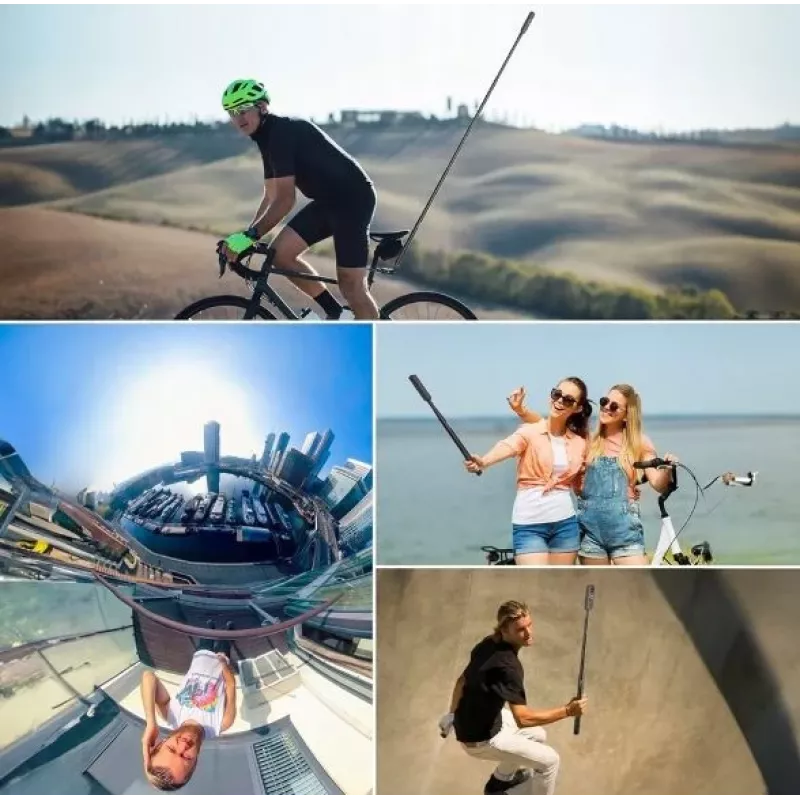 Ulanzi MT-58 Carbon Fiber Monopod Selfie Stick 120 cm für GoPro DJI Insta360