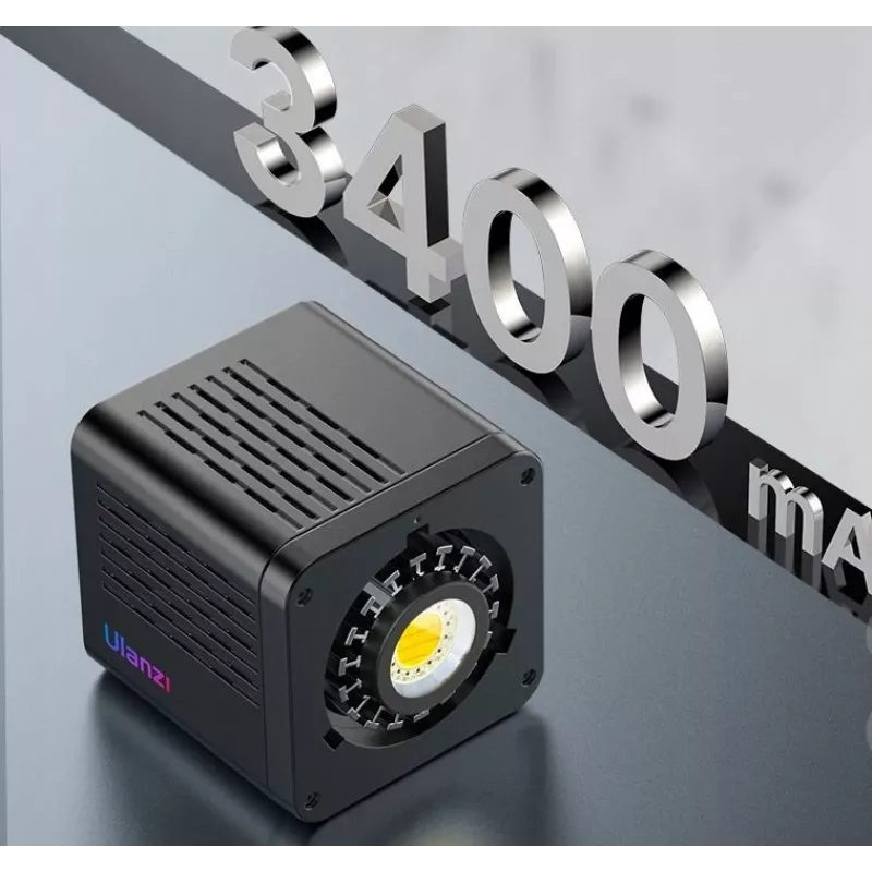 Ulanzi L024 40W RGB Bi-Color LED Video Light with 1/4 inch-20 Mount, 2500-6500K, CRI/TLCI >95