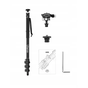 ULANZI TT35 Professioneller Carbonfaser-Einbeinstativ 130 cm mit Flüssigkopf für DSLR-Kamera