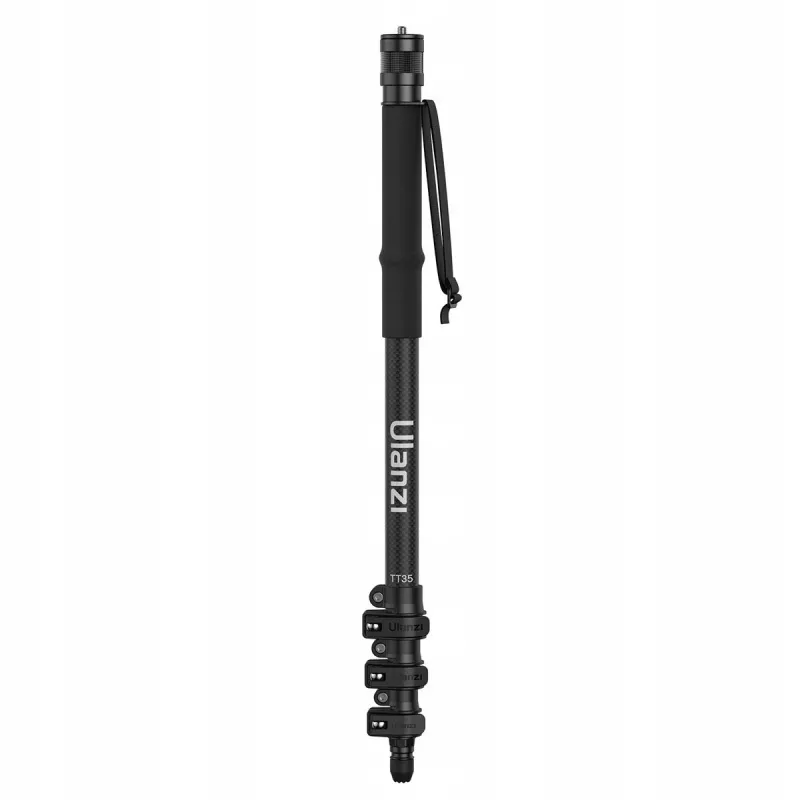 ULANZI TT35 Professioneller Carbonfaser-Einbeinstativ 130 cm mit Flüssigkopf für DSLR-Kamera