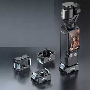 Ulanzi PK-10 Adapter für DJI Osmo Pocket 3 - 1/4 inch Arca-Swiss GoPro Halterung
