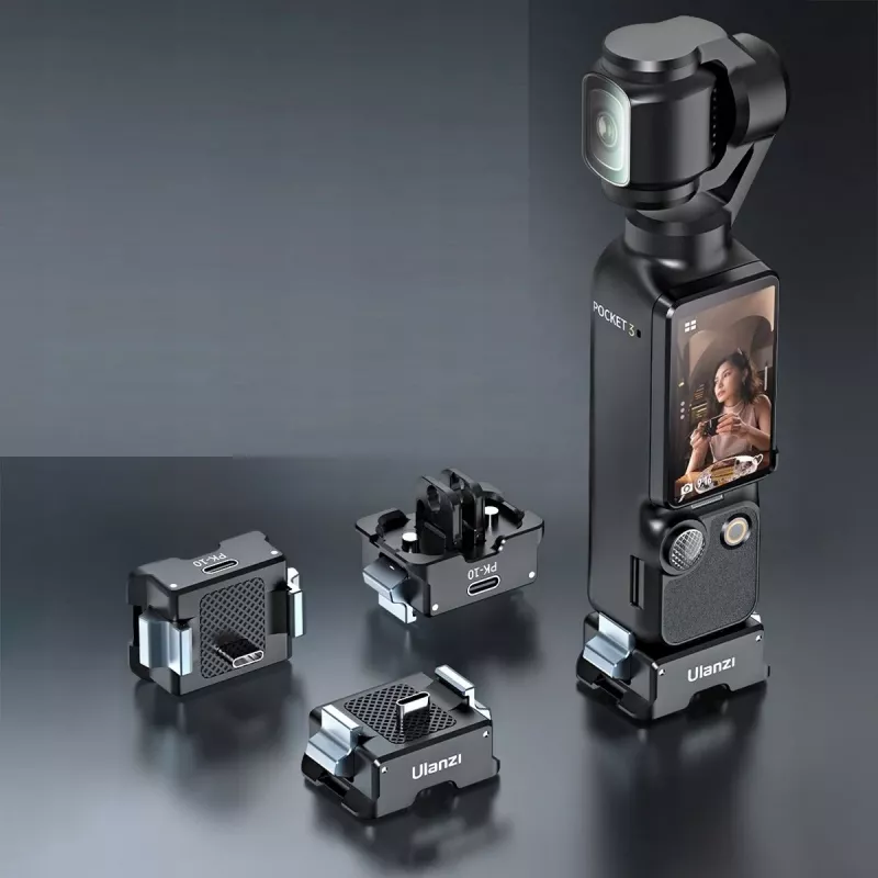 Ulanzi PK-10 Adapter für DJI Osmo Pocket 3 - 1/4 inch Arca-Swiss GoPro Halterung