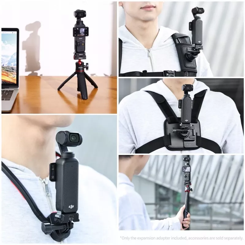 Ulanzi PK-10 Adapter für DJI Osmo Pocket 3 - 1/4 inch Arca-Swiss GoPro Halterung