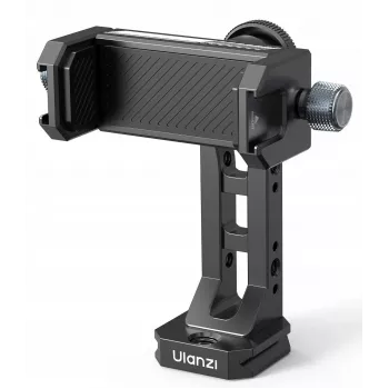 Ulanzi MA53 Phone Tripod Mount 360° mit 2x Cold Shoe, Arca-Swiss, 1/4 Zoll & 3/8 Zoll Gewinde