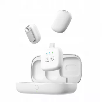 Ulanzi A30 Tiny Kabelloses Audio-Übertragungsset - USB-C, Weiß
