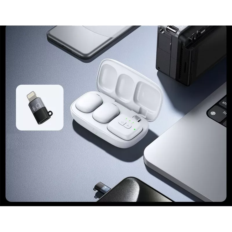 Ulanzi A30 Tiny Kabelloses Audio-Übertragungsset - USB-C, Weiß