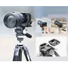 ULANZI EH09 360° Panoramic Fluid Video Head, Arca-Swiss, 5kg Load Capacity, 1/4 inch-20 & 3/8 inch-16